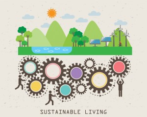Environment friendly, ecology infographic elements. sustainable living. abstract design, Can be used for background, layout, banner, web design, brochure template. Vector illustration