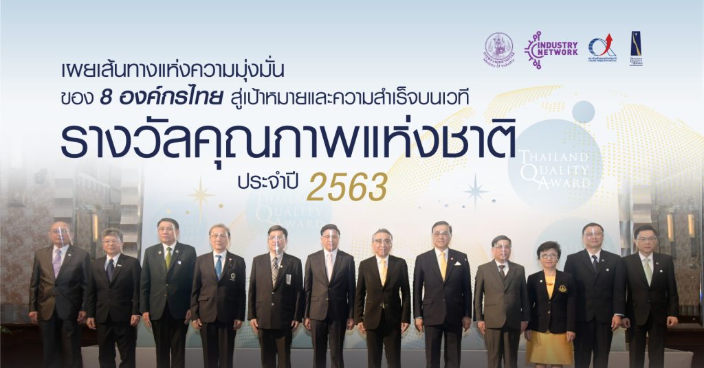 บทความ TQA, Thailand Quality Award 2020, รางวัลคุณภาพแห่งชาติ ประจำปี 2563