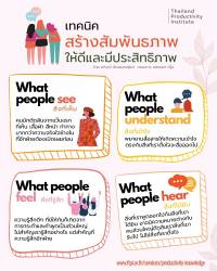 เทคนิคสร้างสัมพันธภาพให้ดีและมีประสิทธิภาพ
