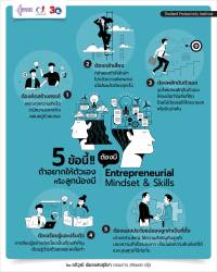 ต้องมี 5 ข้อนี้!! ถ้าอยากให้ตัวเองหรือลูกน้องมี Entrepreneurial Mindset &#038; Skills