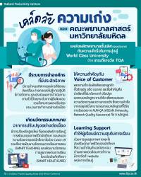 เคล็ดลับความเก่งของ คณะพยาบาลศาสตร์ มหาวิทยาลัยมหิดล