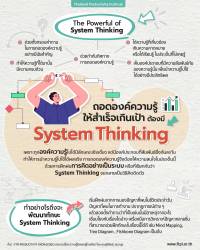 ถอดองค์ความรู้ให้สำเร็จเกินเป้า ต้องมี System Thinking