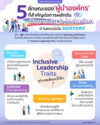 5 ลักษณะของ ‘ผู้นำองค์กร’ ที่สำคัญต่อการผลักดัน Diversity & Inclusion ตามแบบฉบับ Suntory